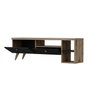 Hanah Home Parion Soporte de TV Negro y Roble